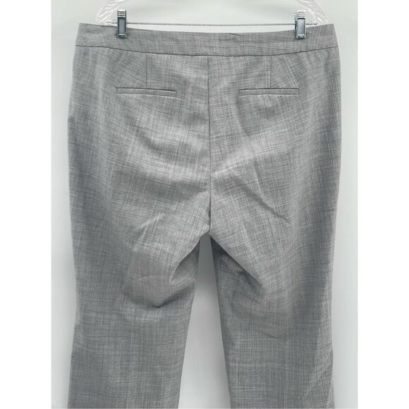 Talbots Heritage Dress Pants Women‎ Size 14 Gray Wool Polyester Lightweight Wide - Picture 11 of 12